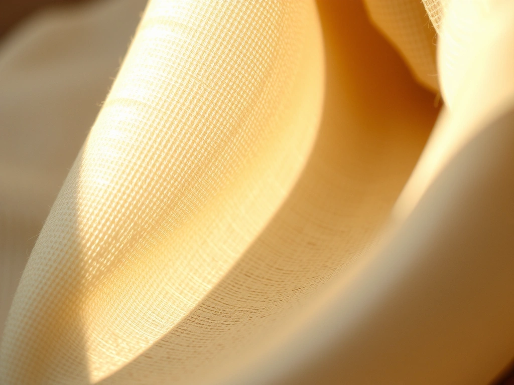 Texture de textile naturel en lumière douce